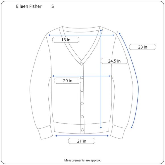 Eileen Fisher Womens Open Front Knit Sweater Cardigan Beaded Green Size S - Picture 3 of 14